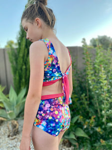 Reversible Swim top and bottoms