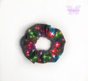 Rainbow Spark Scrunchie
